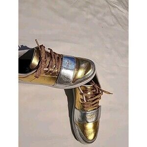 Creative Recreation Sneakers Gold /Silver Wms Size 5